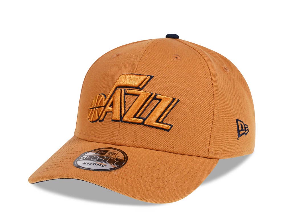 New Era Utah Jazz Panama Navy Edition 9Forty Snapback Hat