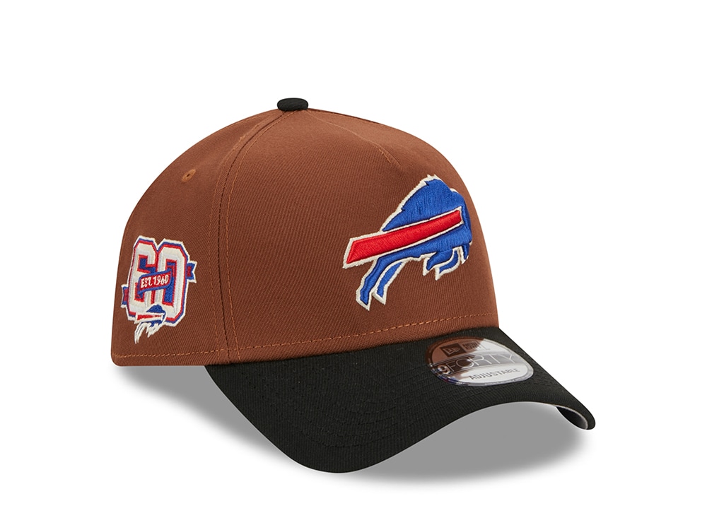 New Era Buffalo Bills 60th Anniversary Harvest Two Tone 9Forty A Frame Snapback Hat