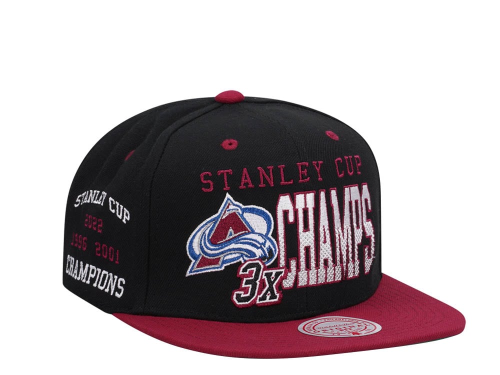 Mitchell & Ness Colorado Avalanche Stanley Cup Throwback Two Tone Edition Snapback Hat