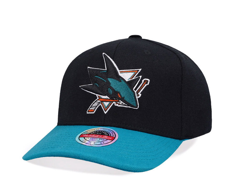 Mitchell & Ness San Jose Sharks Team Two Tone Update Snapback Hat