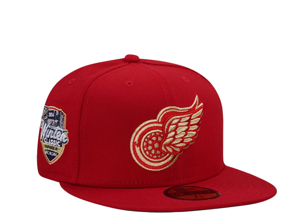 New Era Detroit Red Wings Winter Classic 2014 Throwback Prime Edition 59Fifty Fitted Cap TOPPERZSTORE.COM