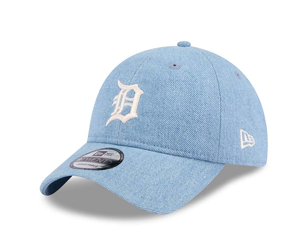 New Era Detroit Tigers Washed Denim 9Twenty Strapback Hat