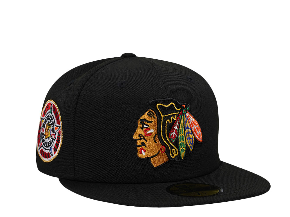 New Era Chicago Blackhawks All Star Game 1991 Black Prime Edition 59Fifty Fitted Hat