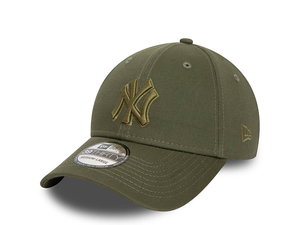 New Era New York Yankees Olive Outline Edition 39Thirty Stretch Hat