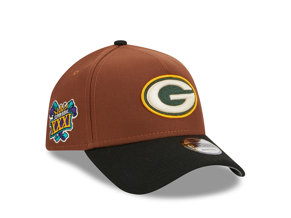 New Era Green Bay Packers Super Bowl XXXI Harvest Two Tone 9Forty A Frame Snapback Hat