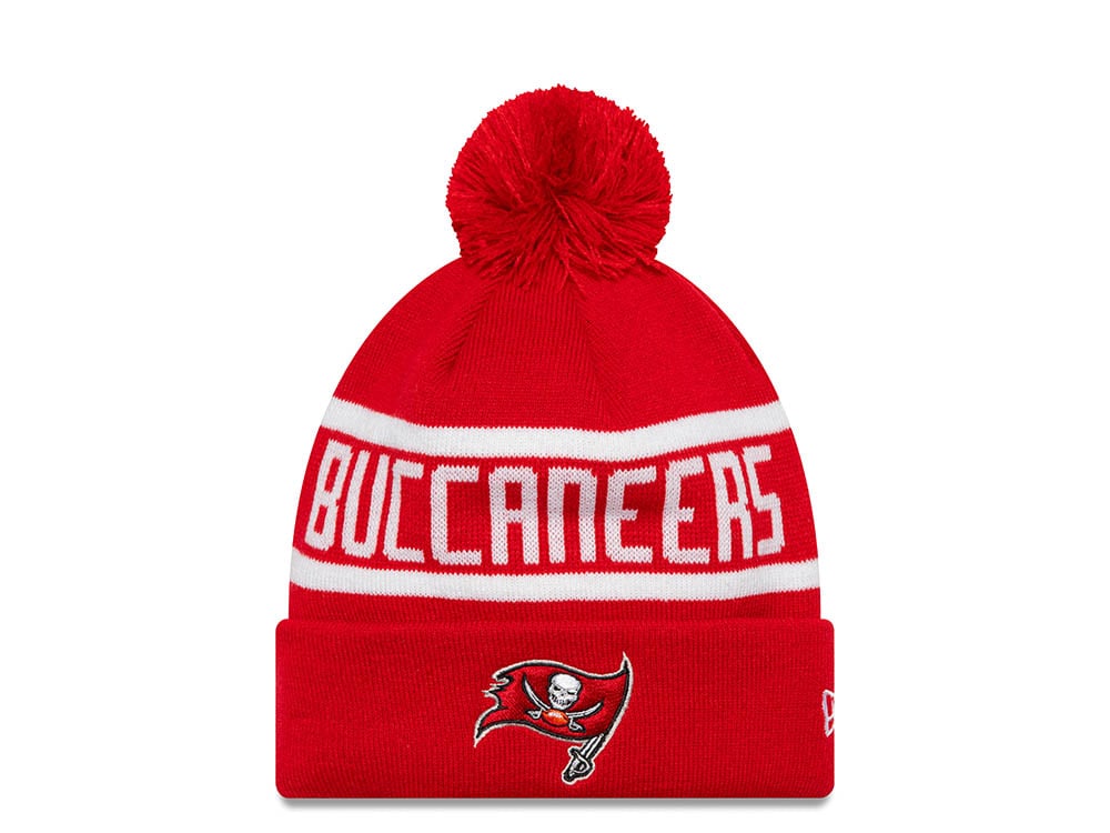 New Era Tampa Bay Buccaneers On The Cuff Jake Red Knit