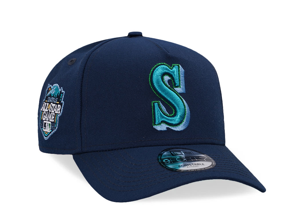 New Era Seattle Mariners All Star Game 2023 Oceanside Edition 9Forty A Frame Snapback Hat