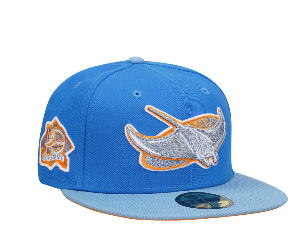 New Era Tampa Bay Rays 10 Seasons Frozen Sea Two Tone Edition 59Fifty Fitted Hat