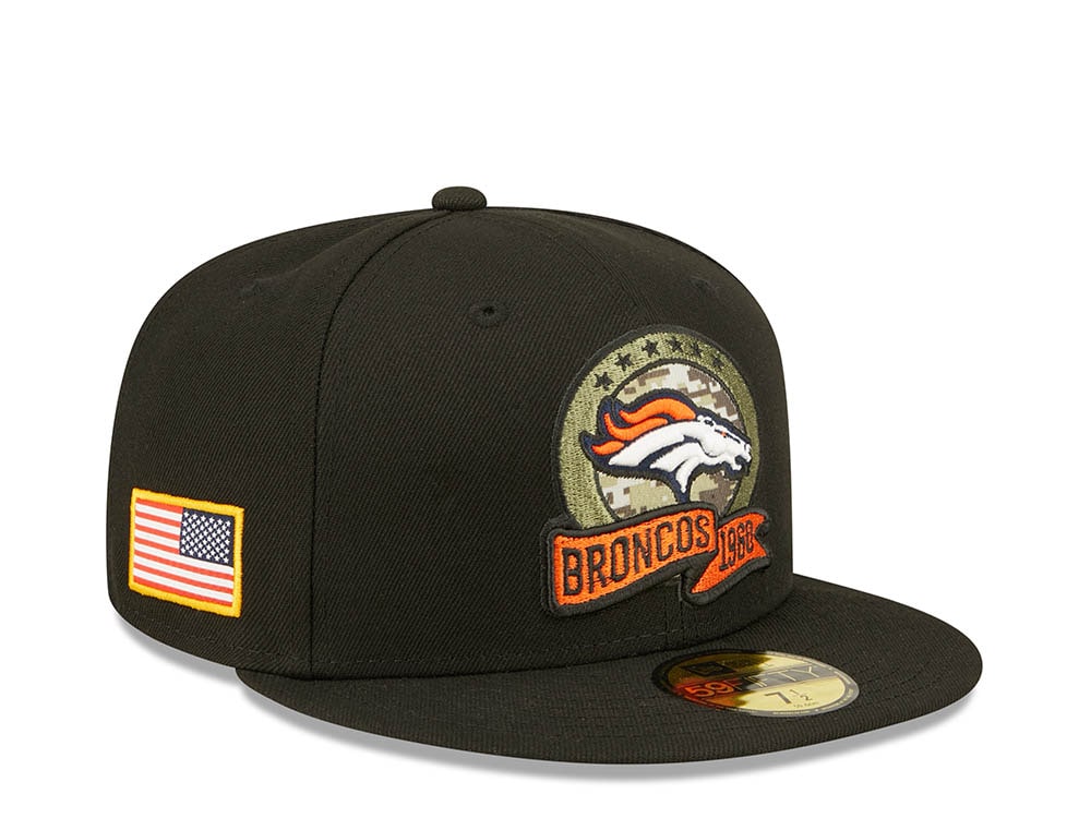 New Era Denver Broncos Salute to Service 2022 Fitted 59Fifty Hat