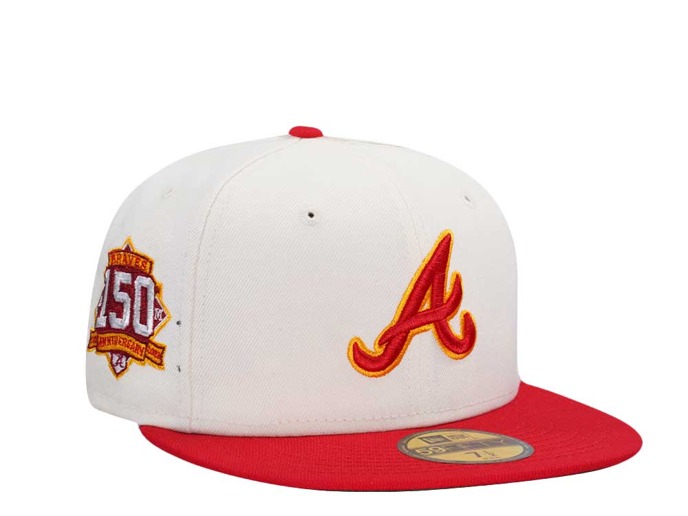 New Era Atlanta Braves 150th Anniversary Color Flip Throwback Two Tone Edition 59Fifty Fitted Hat