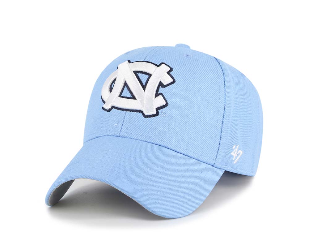 47Brand North Carolina Tar Heels Blue Wool MVP Strapback Hat