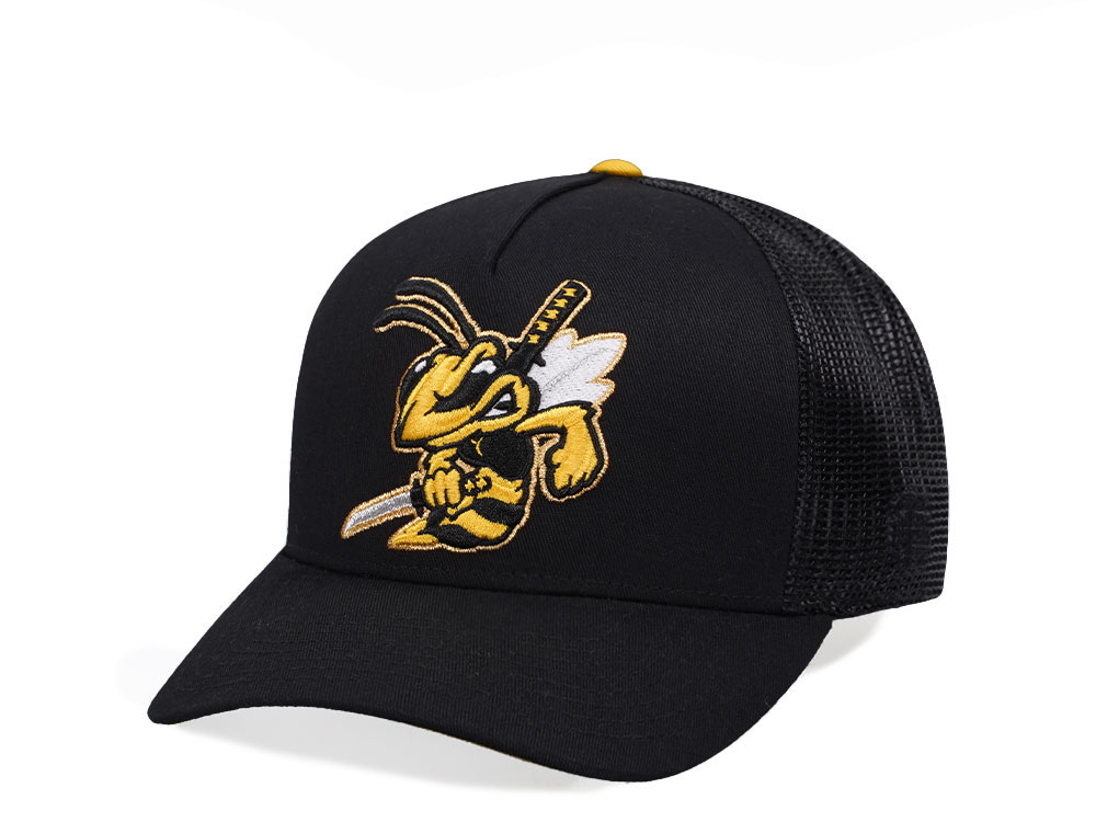 Good Hats Killer Bee Black Trucker Snapback Hat