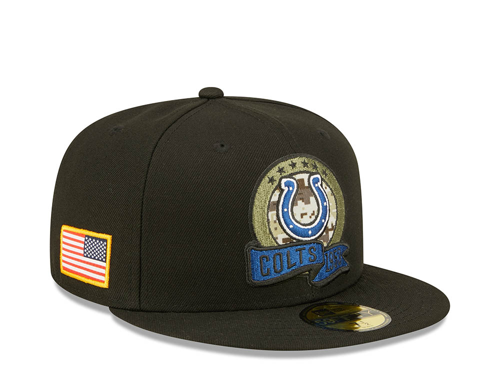 New Era Indianapolis Colts Salute to Service 2022 Fitted 59Fifty Hat