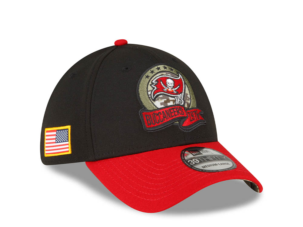 New Era Tampa Bay Buccaneers Salute to Service 2022 39Thirty Stretch Hat