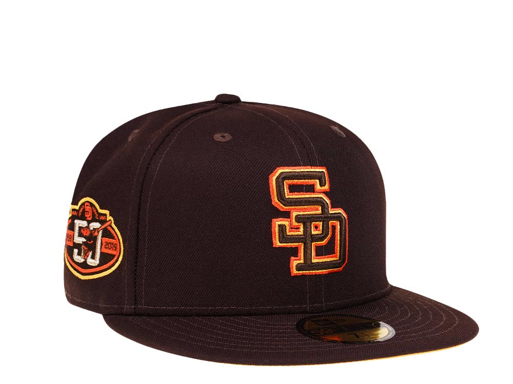 New Era San Diego Padres 50th Anniversary Dark Chocolate Prime Edition 59Fifty Fitted Hat