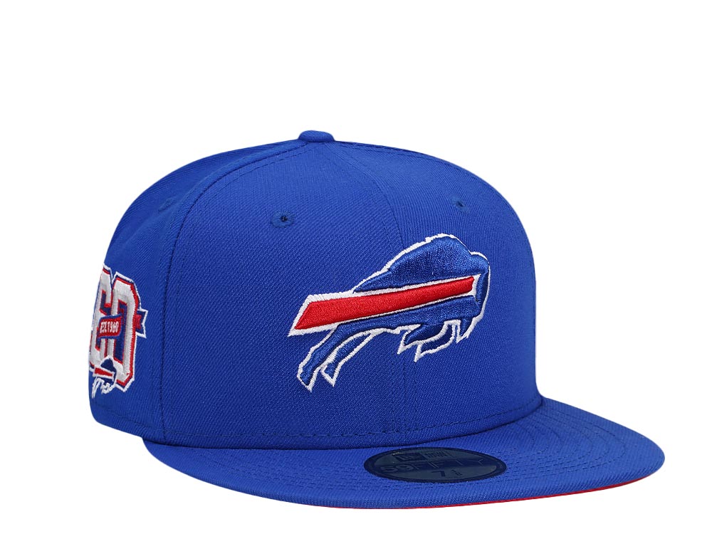 New Era Buffalo Bills  60th Anniversary Blue Prime Edition 59Fifty Fitted Hat