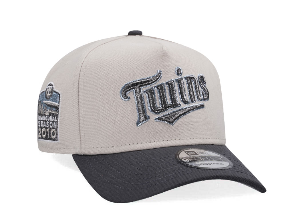 New Era Minnesota Twins Inaugural Season 2010 Metallic Two Tone Edition A Frame Snapback Hat