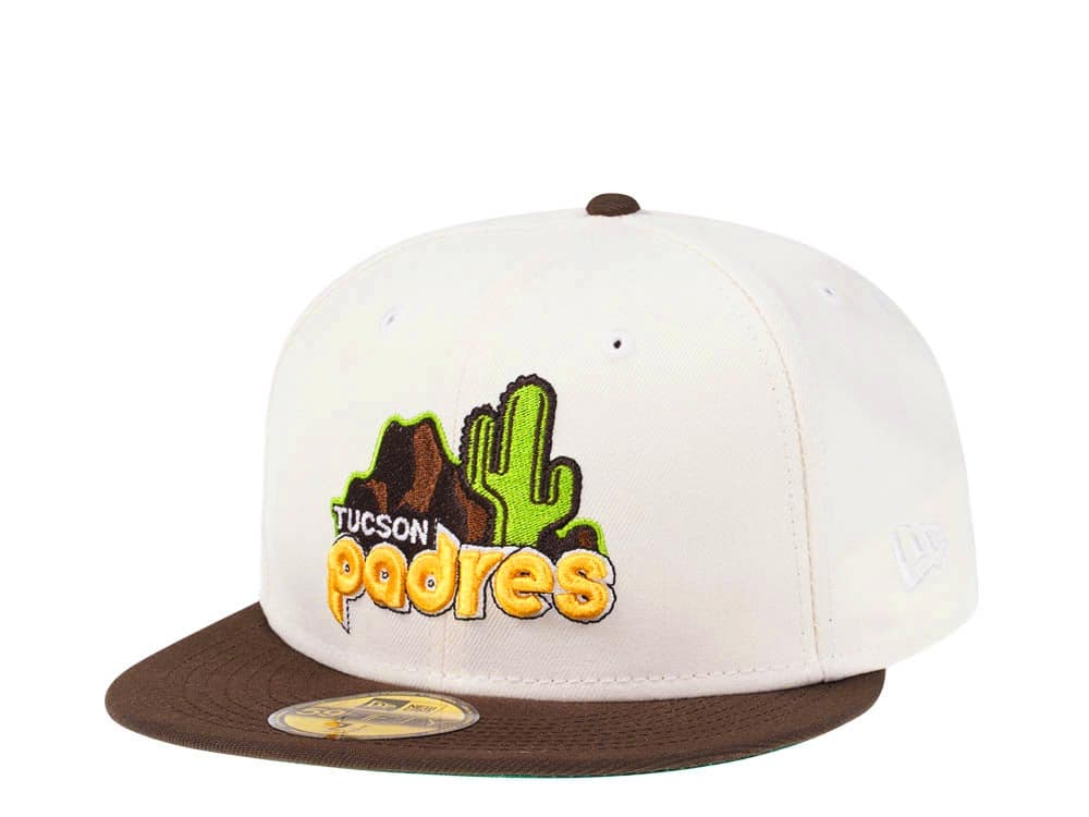 New Era Tucson Padres Cream Two Tone Prime Edition 59Fifty Fitted Hat