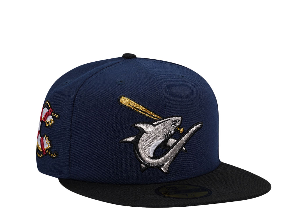 New Era Clearwater Threshers Navy Metallic Two Tone Edition 59Fifty Fitted Hat