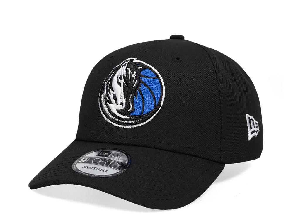 New Era Dallas Mavericks Black 9Forty Snapback Hat