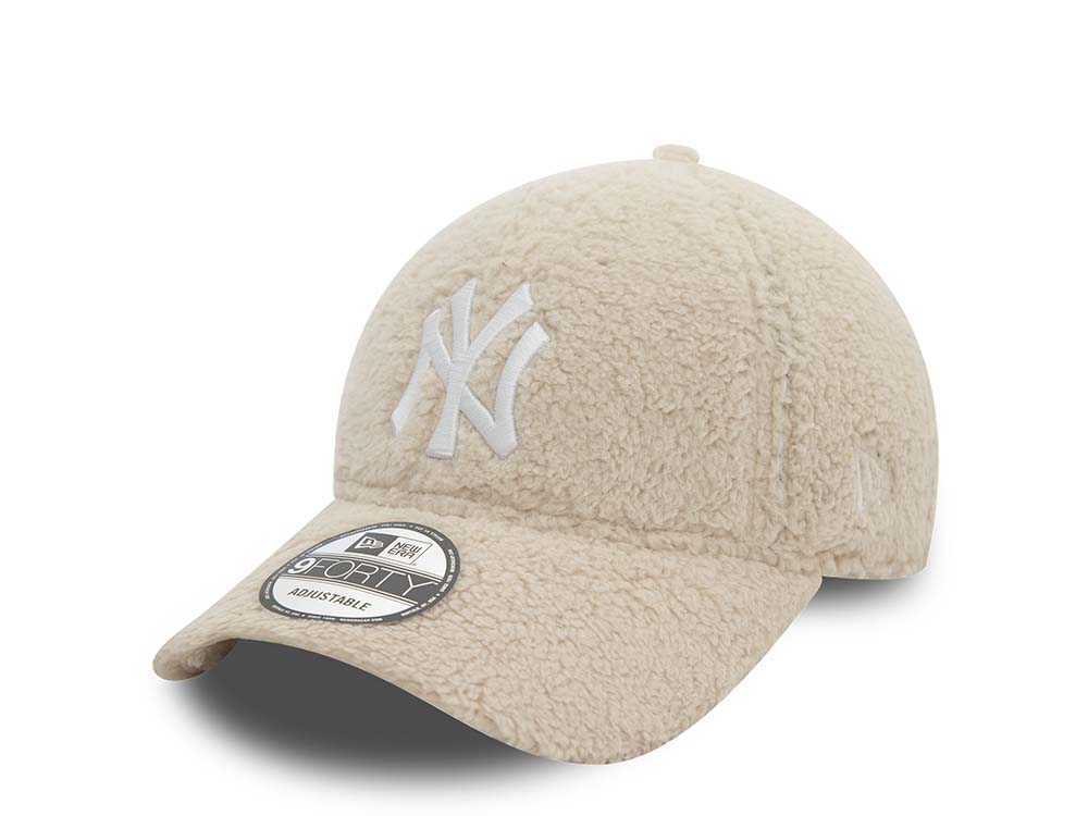 New Era New York Yankees Borg Cream 9Forty Snapback Hat