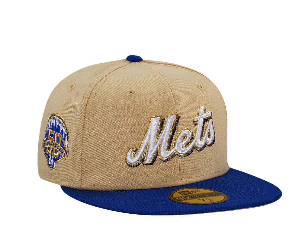 New Era New York Mets 50th Anniversary Vegas Prime Two Tone Edition 59Fifty Fitted Hat