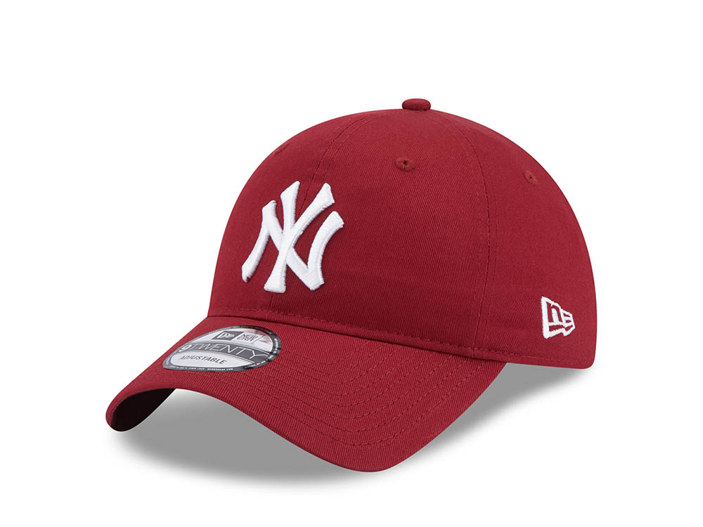 New Era New York Yankees League Essential Red 9Twenty Strapback Hat