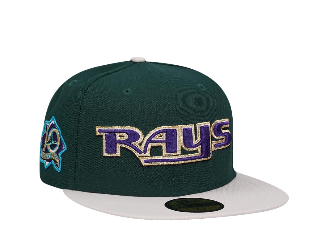 New Era Tampa Bay Rays 10 Seasons Color Flip Two Tone Edition 59Fifty Fitted Hat