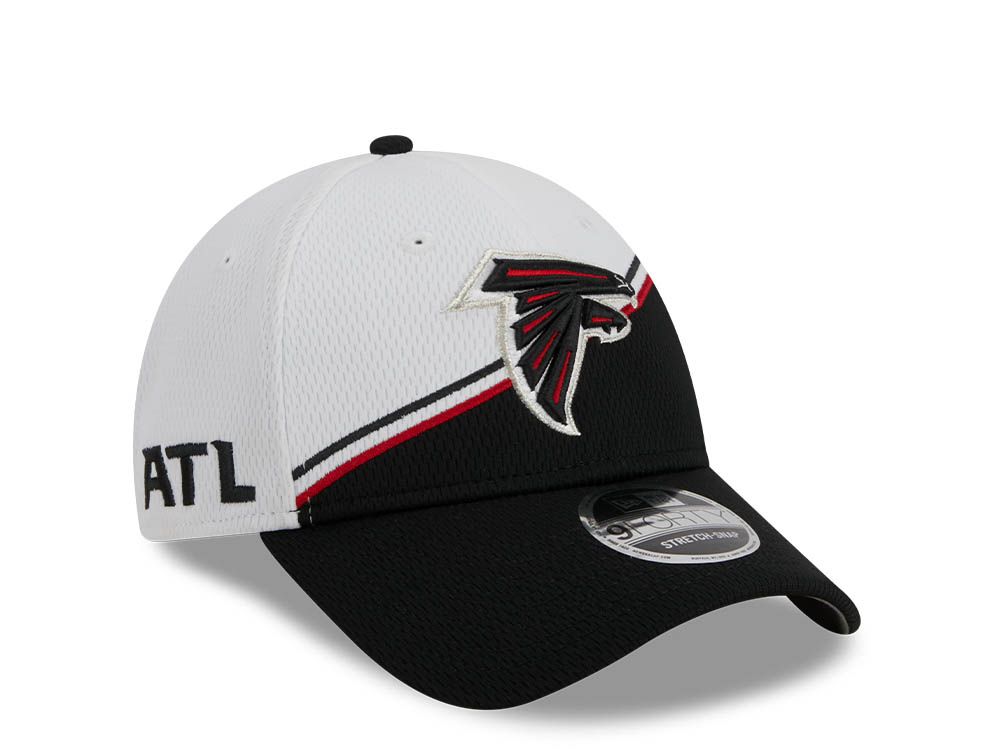 New Era Atlanta Falcons NFL Sideline 2023 Black White  9Forty Snapback Hat