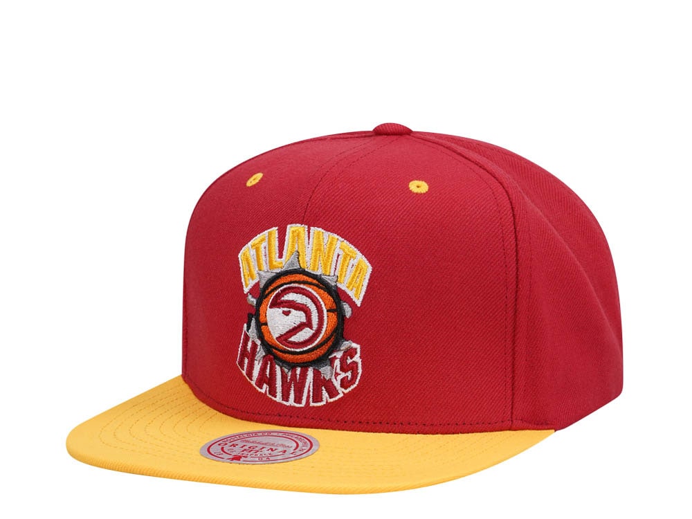 Mitchell & Ness Atlanta Hawks Breakthrough Two Tone Snapback Hat