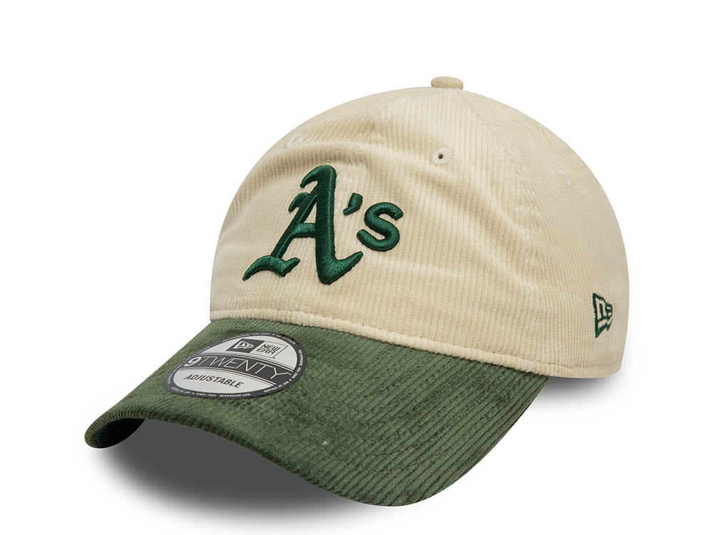 New Era Oakland Athletics Corduroy Two Tone 9Twenty Strapback Hat