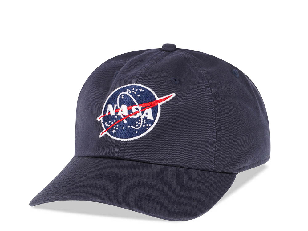 American Needle Nasa Navy Vintage Casual Strapback Hat