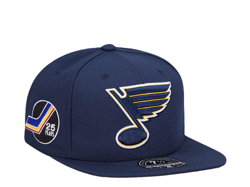 Mitchell & Ness St. Louis Blues 25 Years Edition Dynasty Fitted Hat