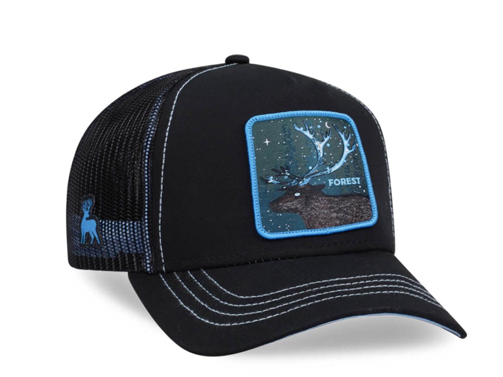 Capslab Fantastic Beasts Forest Black Blue Trucker Snapback Hat