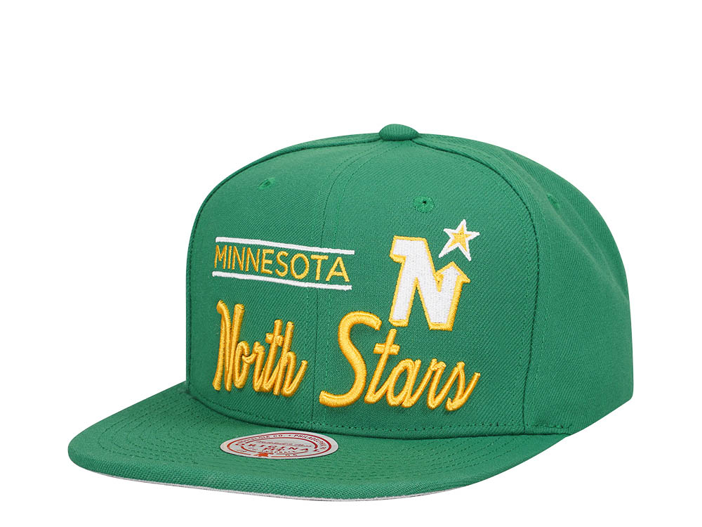 Mitchell & Ness Minnesota North Stars Lock Up Vintage  Snapback Hat