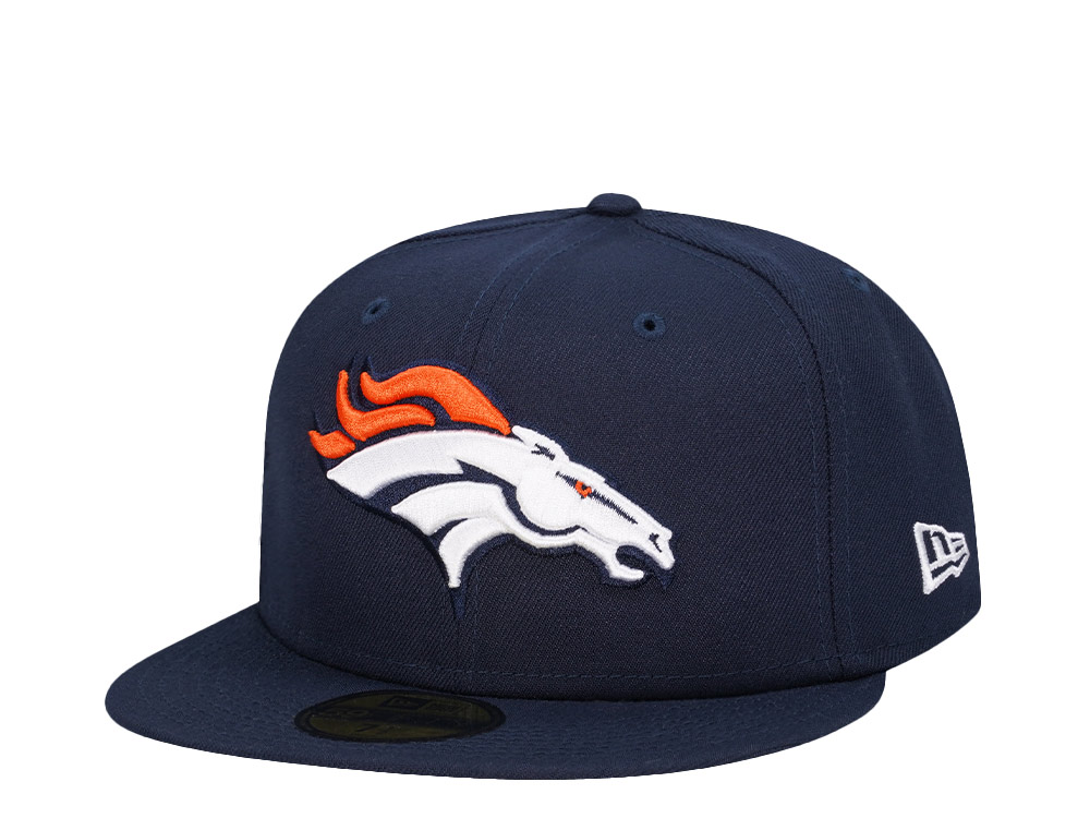 New Era Denver Broncos Navy Classic Edition 59Fifty Fitted Hat