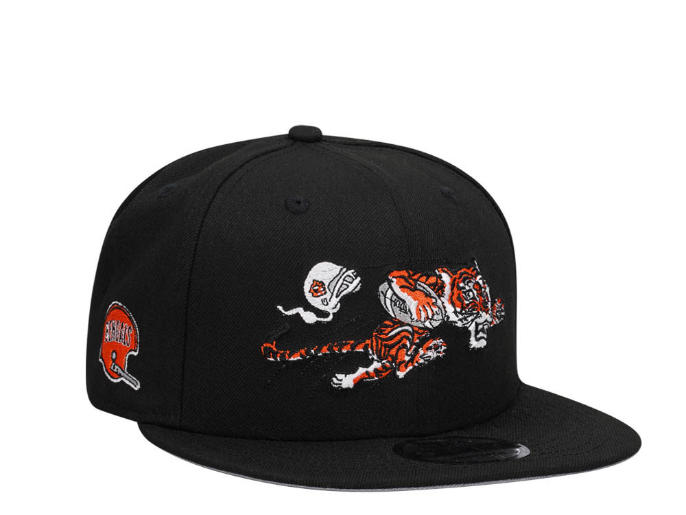 New Era Cincinnati Bengals All Black Prime Edition 9Fifty Snapback Hat