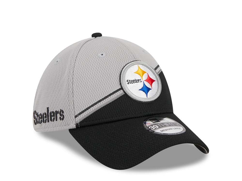 New Era Pittsburgh Steelers NFL Sideline 2023 39Thirty Stretch Hat