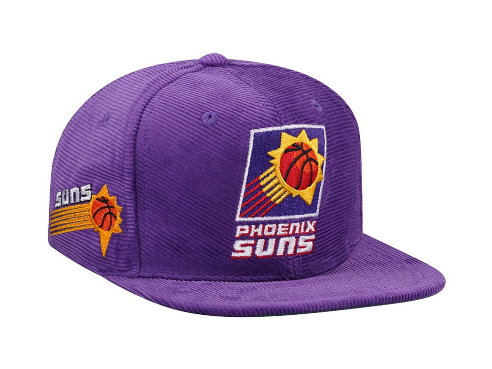 Mitchell & Ness Phoenix Suns Purple Cord Hardwood Classic Snapback Hat