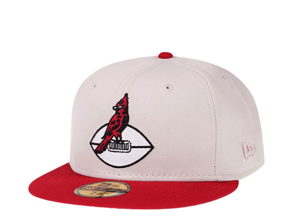 New Era Arizona Cardinals Stone Two Tone Throwback 59Fifty Fitted Hat