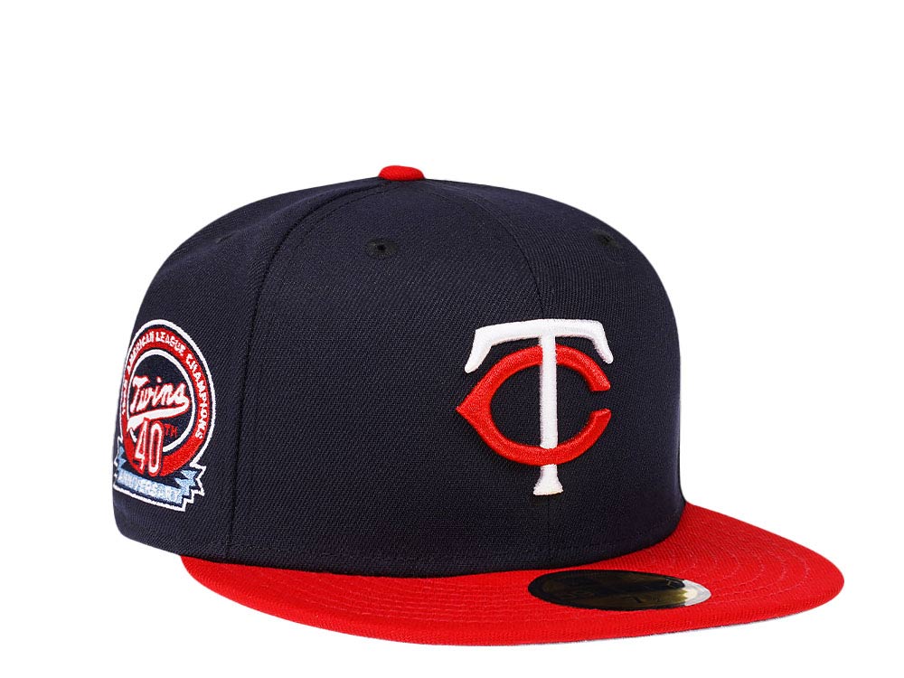 New Era Minnesota Twins 40th Anniversary Two Tone Classic Edition 59Fifty Fitted Hat