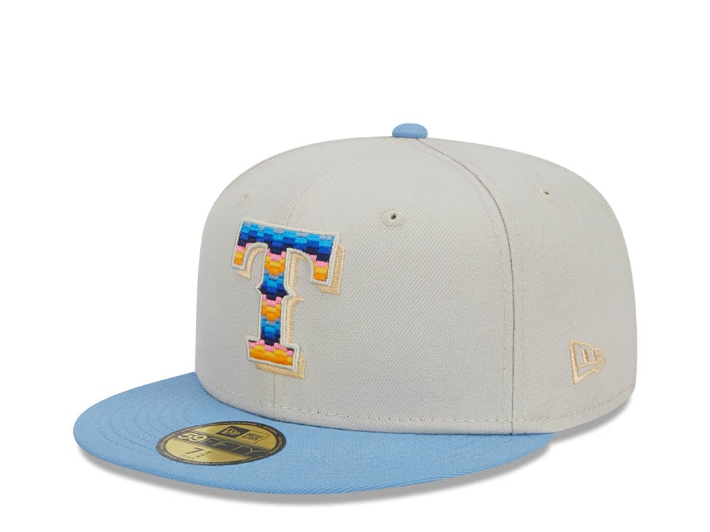 New Era Texas Rangers Beachfront Stone Two Tone Edition 59Fifty Fitted Hat