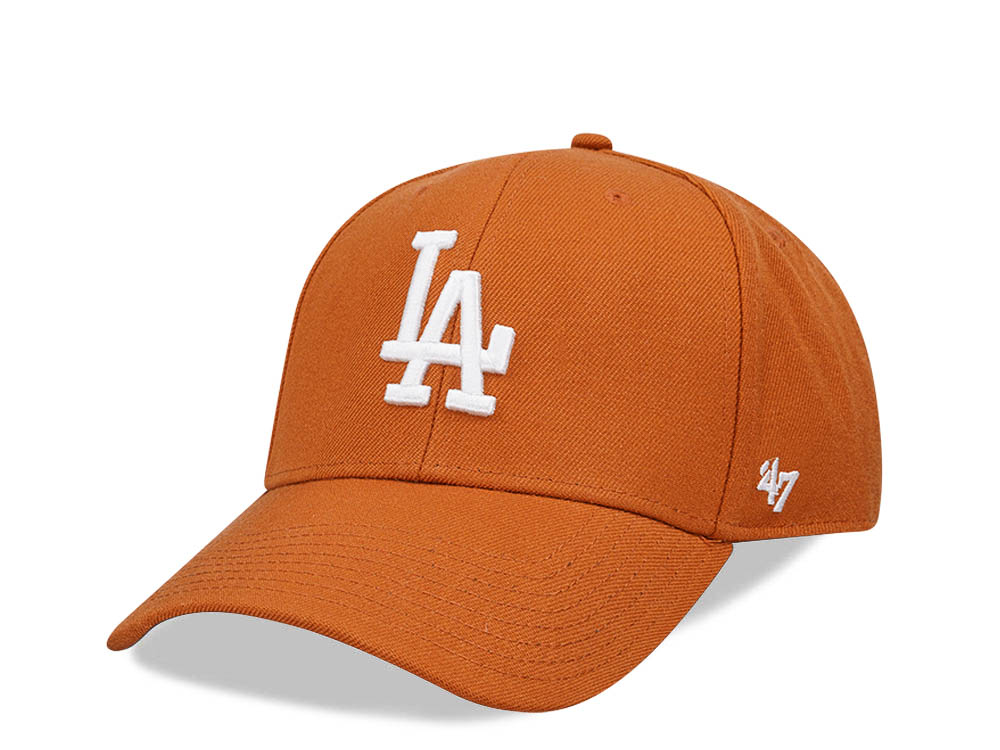 47Brand Los Angeles Dodgers Burnt Orange MVP Snapback Hat