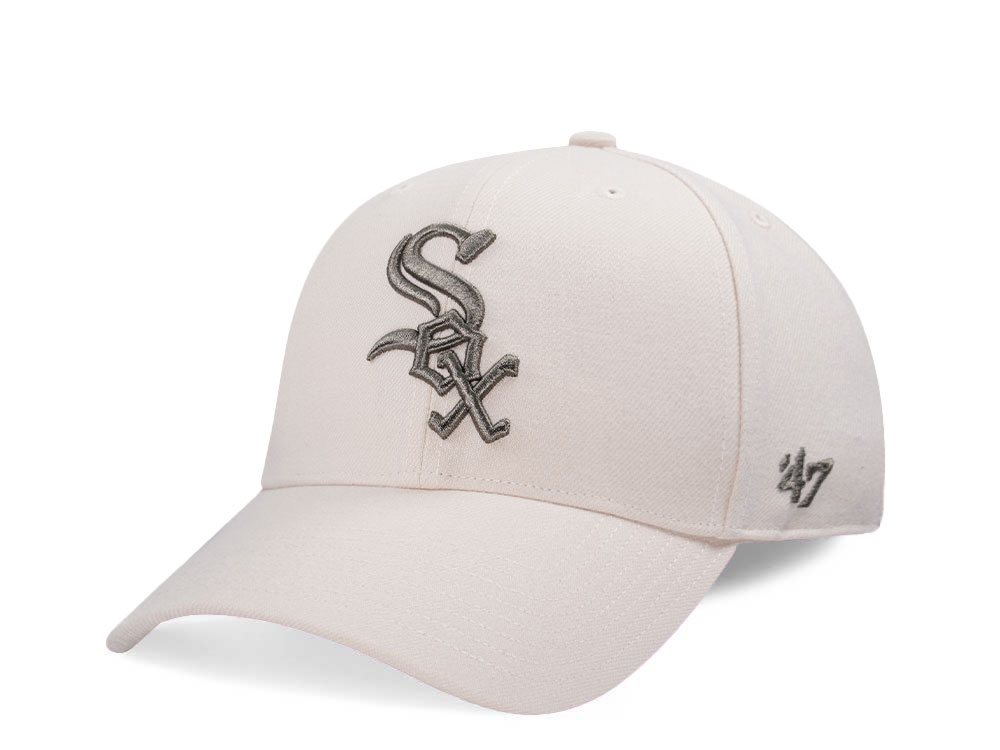 47Brand Chicago White Sox Natural MVP Snapback Hat