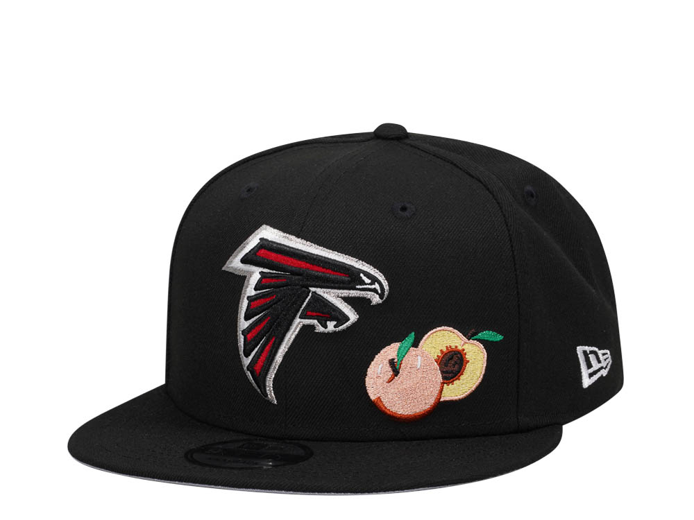 New Era Atlanta Falcons Black Peach Edition 9Fifty Snapback Hat