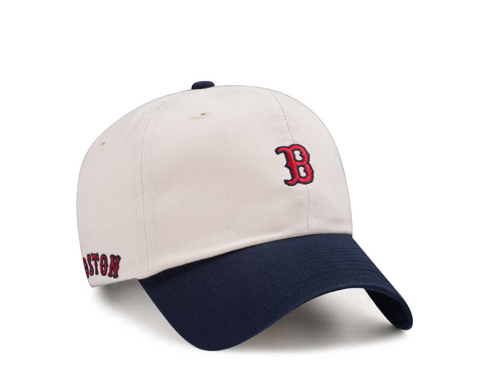 47Brand Boston Red Sox Natural Base Runner Clean up Snapback Hat