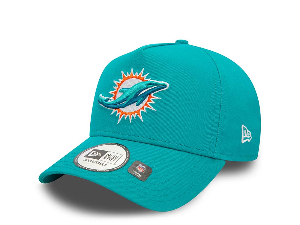 New Era Miami Dolphins Teal A Frame Snapback Hat