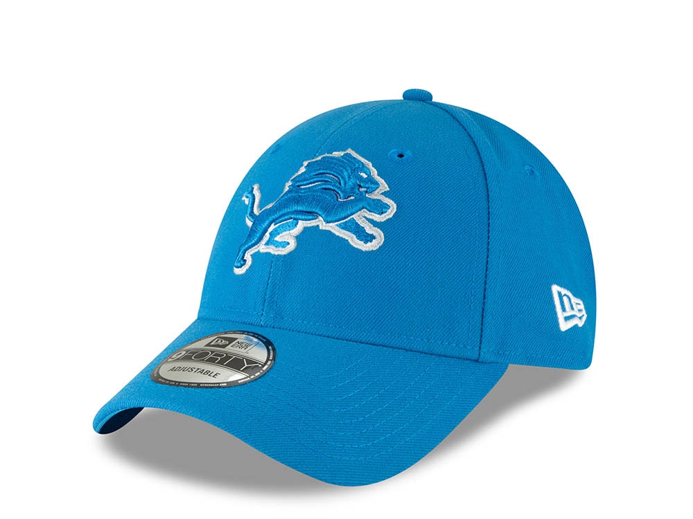 New Era Detroit Lions The League Blue 9Forty Strapback Hat