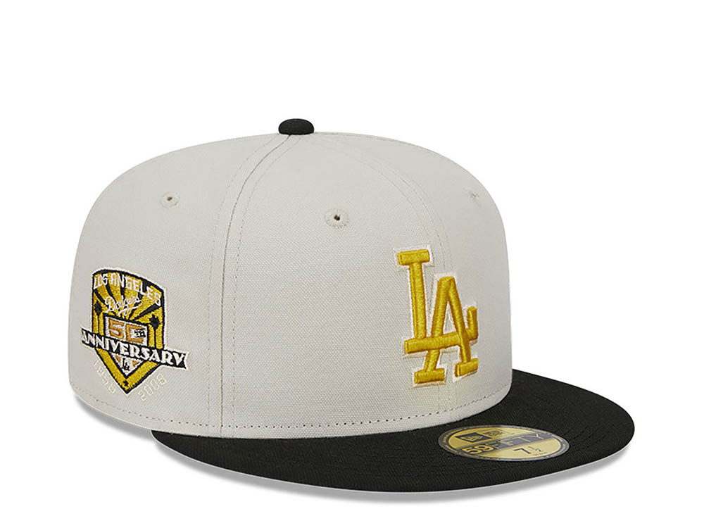 New Era Los Angeles Dodgers 50th Anniversary Stone Two Tone Edition 59Fifty Fitted Hat