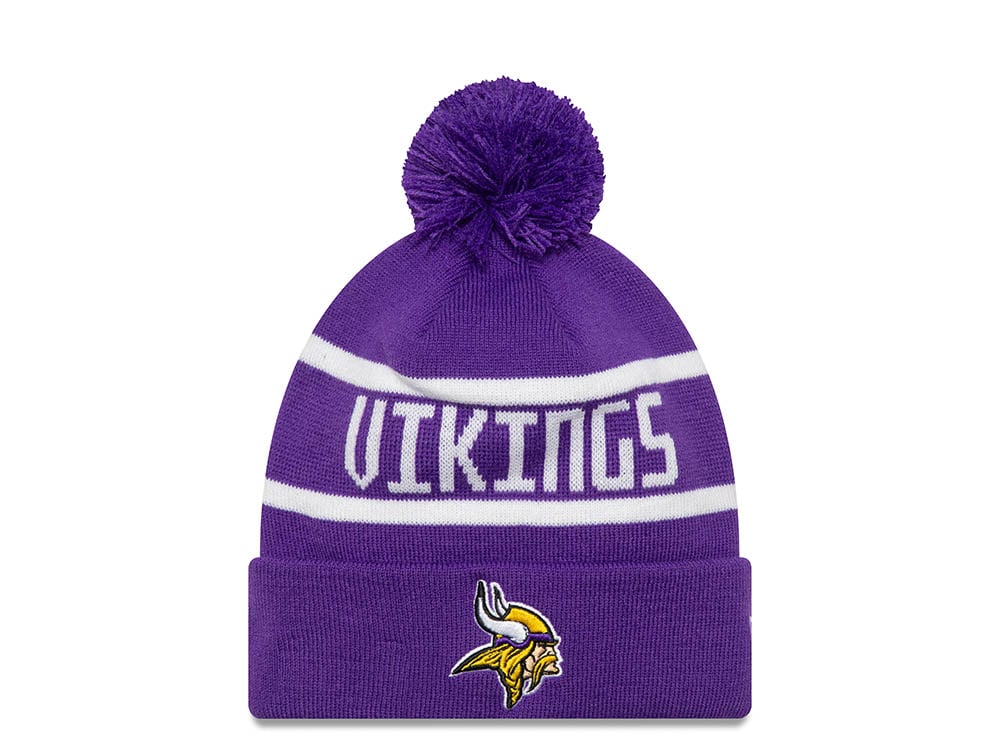 New Era Minnesota Vikings On The Cuff Jake Purple Knit